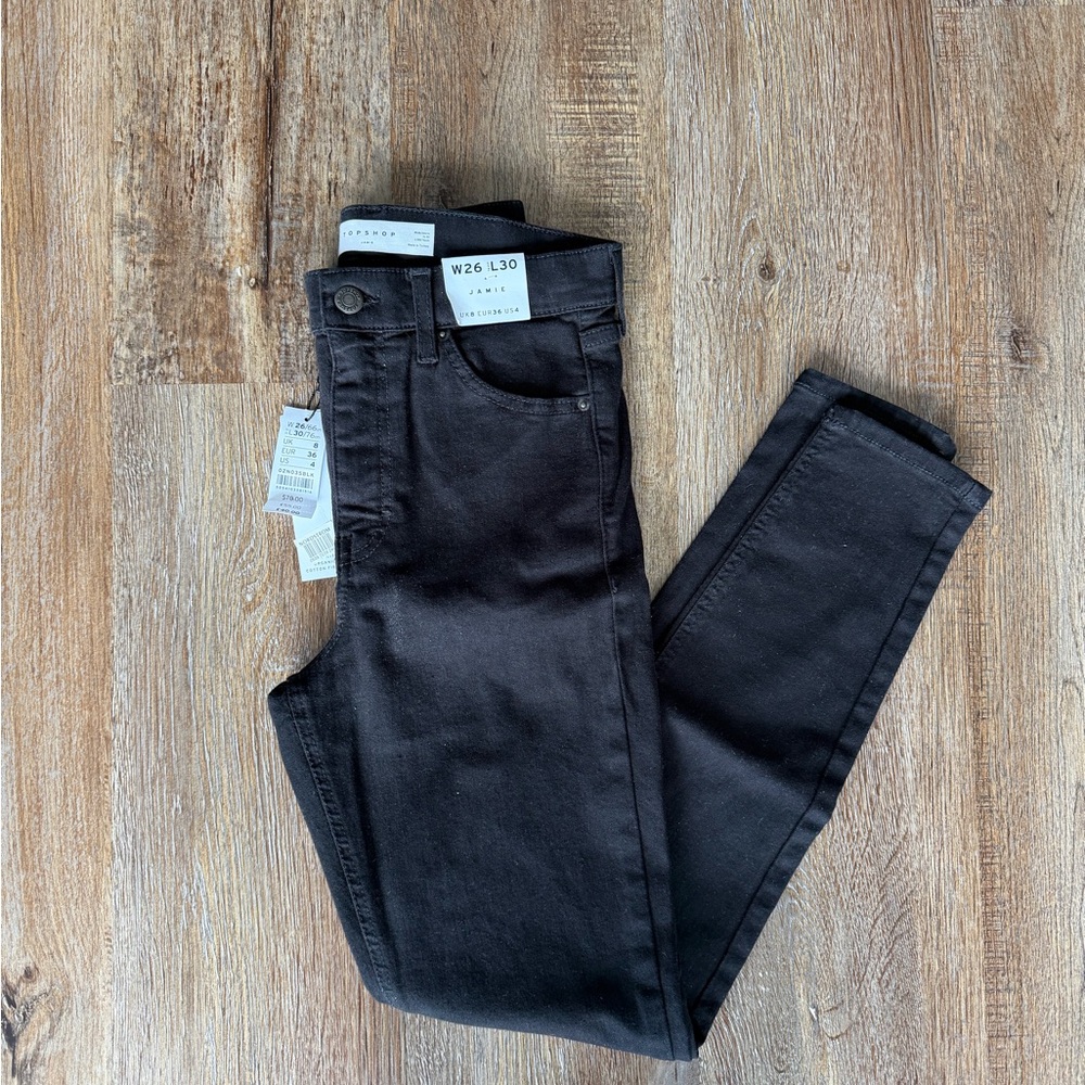 Topshop Black Skinny Women's Jeans W26 L30